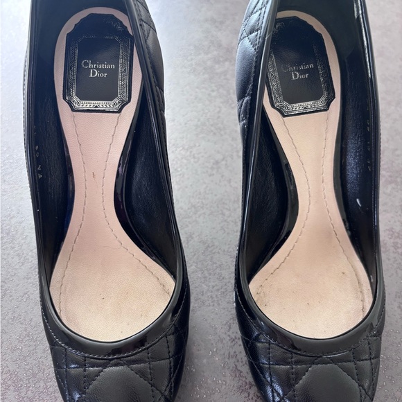 Dior Black Quilted Heels - Picture 6 of 6